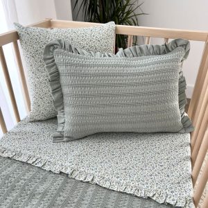 Set Cuna flor Valeria verde empolvado