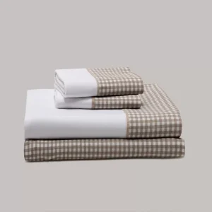 Set Sábanas VICHY camel