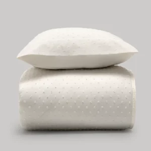 Juego Funda Nórdica + Funda/s Almohada PLUMETI marfil