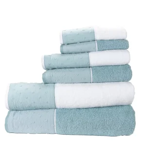Pack 6 Toallas PLUMETI azul