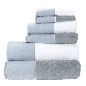 Pack 6 Toallas PLUMETI gris