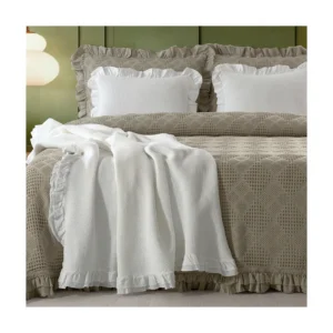 Plaid TELMA Blanco