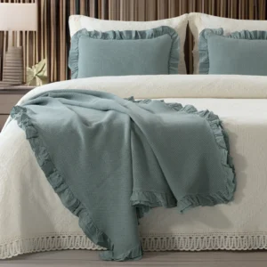 Plaid TELMA verde mar