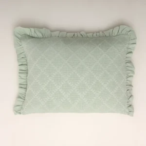 Funda Cojín AIDA verde empolvado-50×70 CM