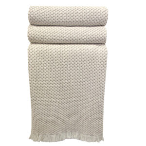 Plaid BIANCA Beige empolvado