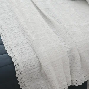 Plaid OLIMPIA blanco