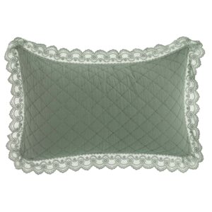Funda Cojín EDNA verde seco- 50×70 CM