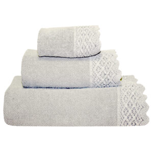 Pack 3 Toallas RENDA gris