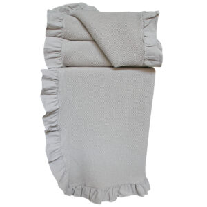 Plaid TELMA gris topo