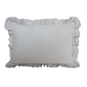 Funda Cojín TELMA gris topo 35x50 cm