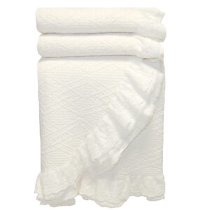 Colcha POSITANO marfil- Disponible en varias medidas