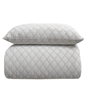 Set Edredón + Funda/s Cojines LUCRECIA gris