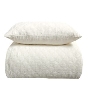 Set Edredón + Funda/s Cojines LUCRECIA marfil