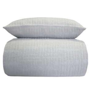 Set Edredón + Funda/s Cojines NOA gris suave