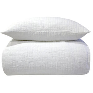 Set Edredón + Funda/s Cojines NOA blanco