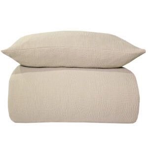 Set Edredón + Funda/s Cojines CLARA beige