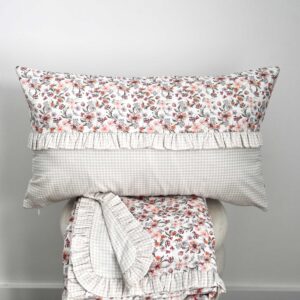 Set Camino pie cama + funda/s cojín LORETO Reversible