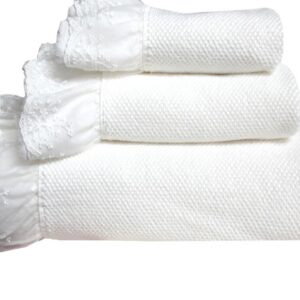 Pack 3 Toallas FASANO blanco natural