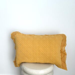 Funda Cojín CAPRI mostaza 35X50 cm