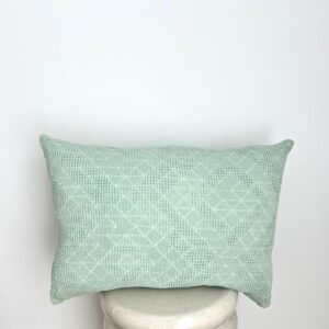 Funda Cojín PAZ verde menta 40x60cm