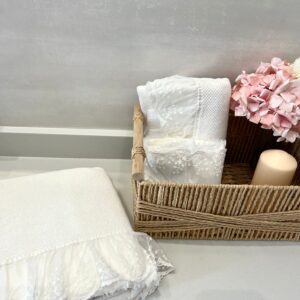 Pack 3 Toallas FASANO blanco natural