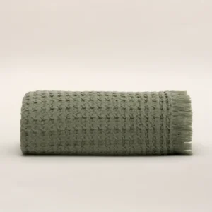 Plaid DAFNE verde seco