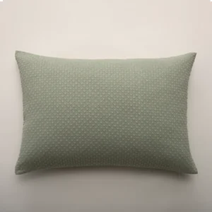 Funda Cojín SARA verde empolvado- 50×70 CM
