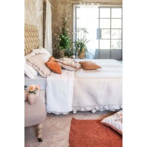 Set Colcha BOUTI + funda/s cojín GABRIELA beige