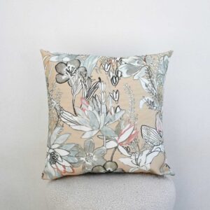 Funda Cojín ORQUÍDEA GRIS 45x45 cm
