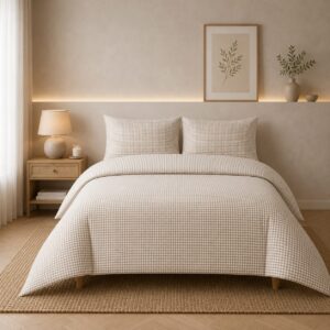 Juego Funda Nórdica + Funda/s Almohadas BEATRIZ beige