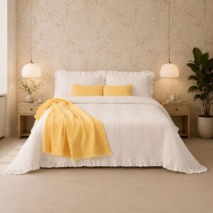 Colcha AMAIA blanco- Disponible en varias medidas
