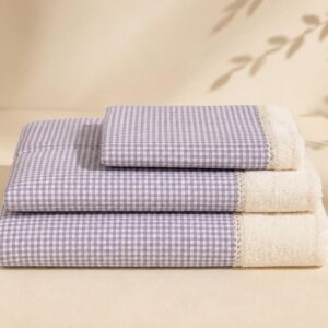 Pack 3 Toallas LINDA VICHY azul