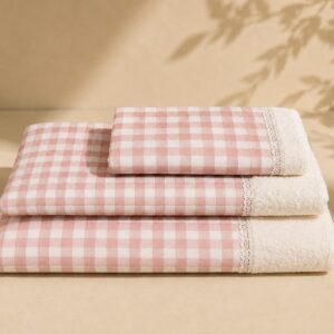 Pack 3 Toallas LINDA VICHY rosa