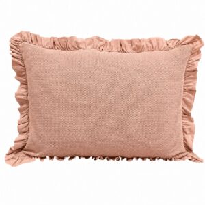 Funda Cojín TELMA salmón empolvado 35x50 cm